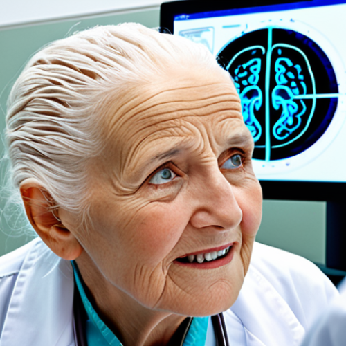 Home 15 **
* **Prompt:** Brain stimulation, TMS device, improving cognitive function, elderly patient, doctor, bright futuristic clinic, hopeful expression.
**